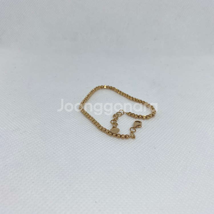 14k 로즈골드 빗살컷팅팔찌--1