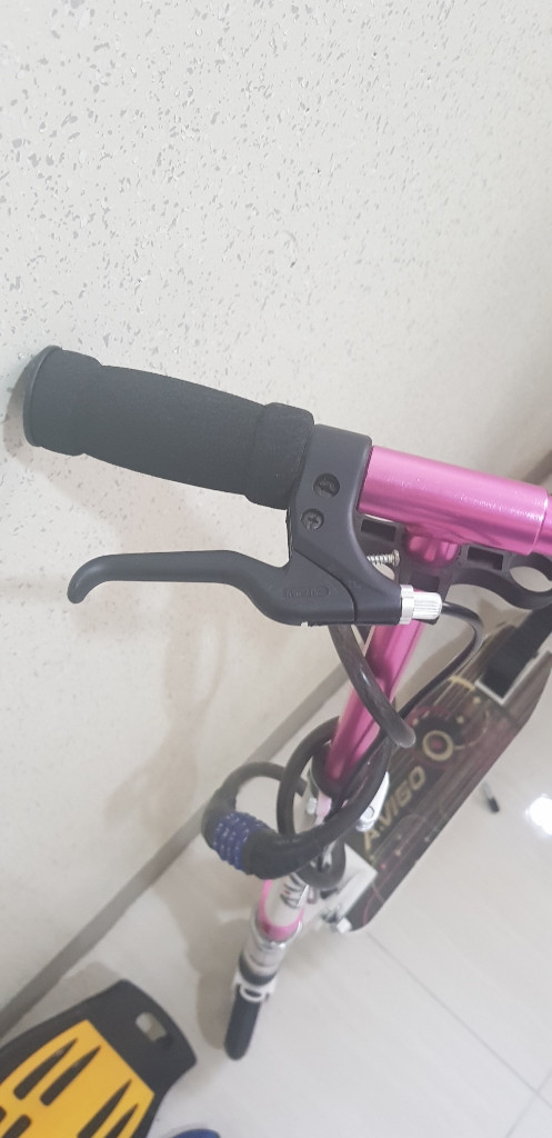 랜드웨이 주니어 킥보드 간편접이식 높이조절 핸드,후륜--3