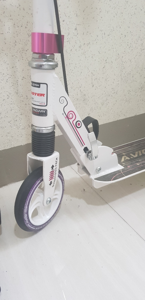 랜드웨이 주니어 킥보드 간편접이식 높이조절 핸드,후륜--4