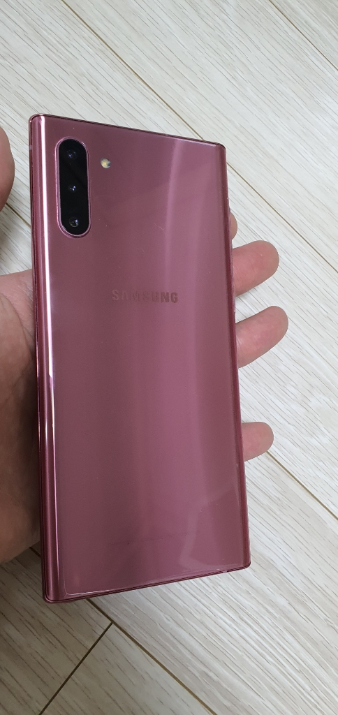 갤럭시노트10 sk 아우라핑크 팝니다.--1
