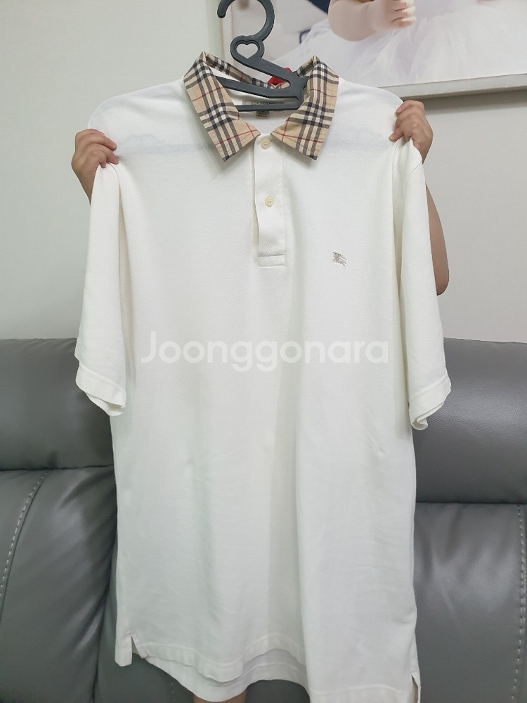 정품 버버리 카라 셔츠--1