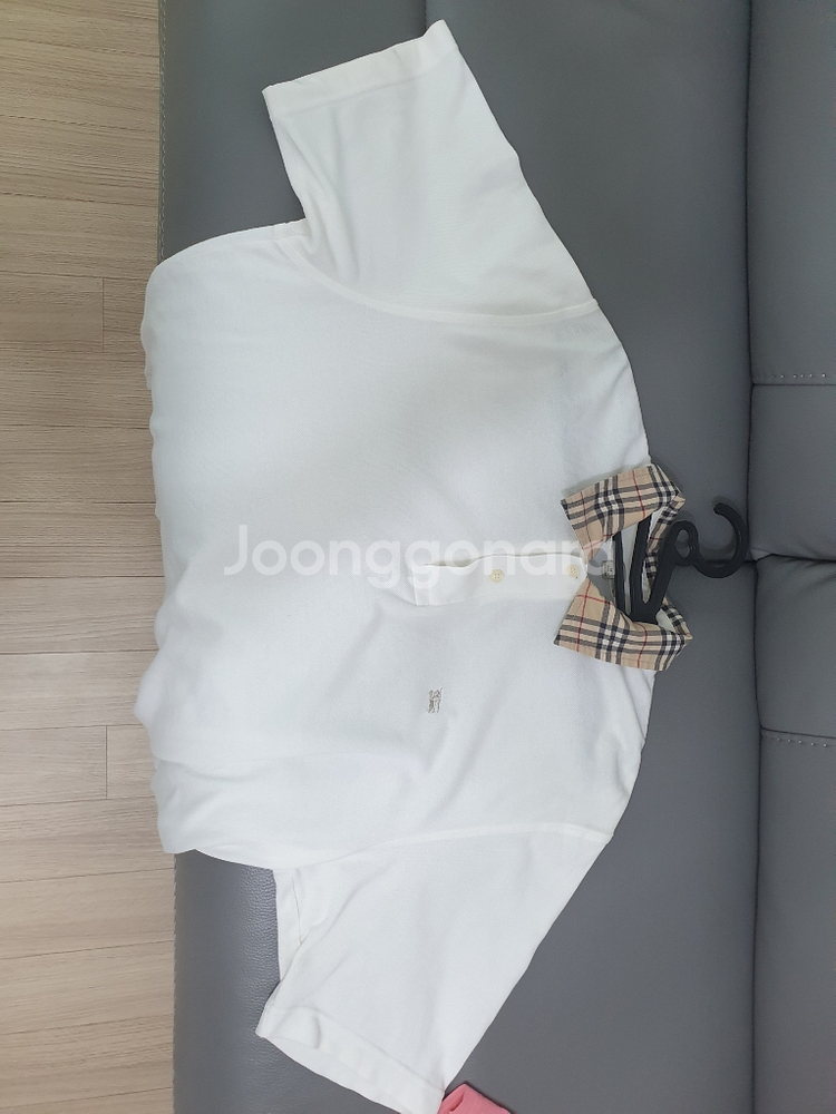 정품 버버리 카라 셔츠--2