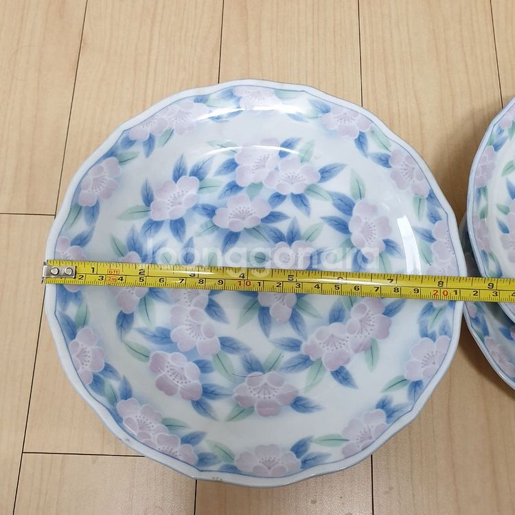 꽃무늬접시--1