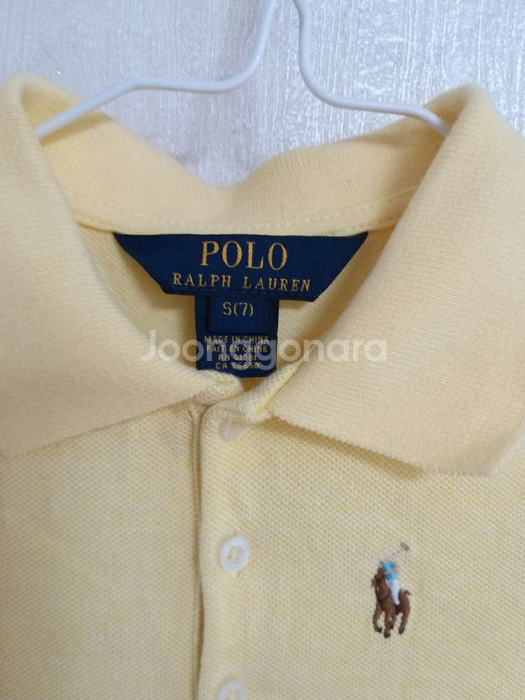 여아동 폴로랄프로렌 면원피스 (새상품.7T)--4