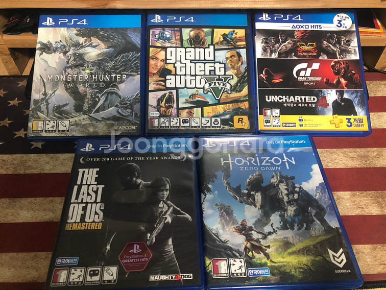 ps4 라스트오브어스,몬헌,호라이즌,GTA5,스파,그란--0