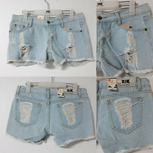 새제품●비치룩 핫팬츠 데님