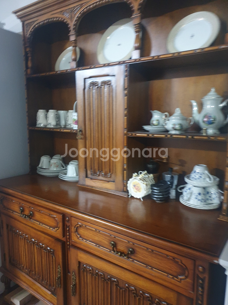 엔틱그릇장--2