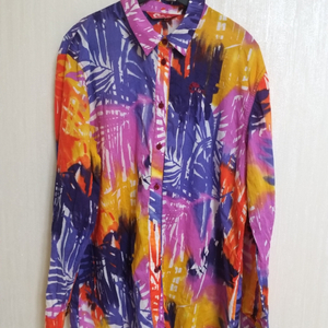 여성 네파 박시 프린팅 여름셔츠(새상품박시100-110