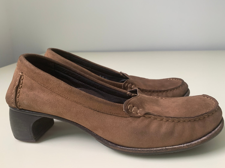 Cloe Haan 스웨이드 3.5cm 하이힐 37.5--2