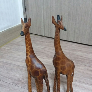 목각공예 기린