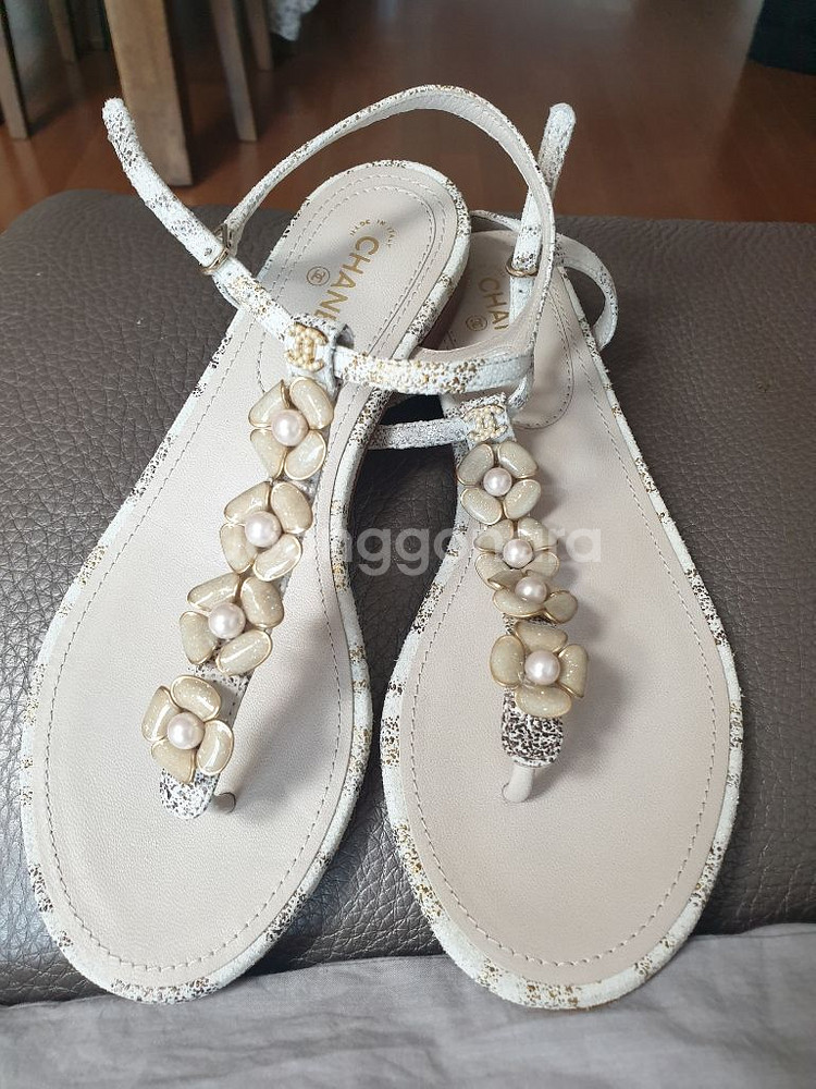 정품 샤넬 샌들 (새상품)--0