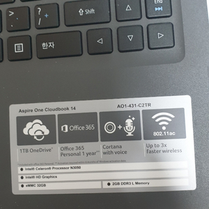 에이서 넷북 acer one cloud book14