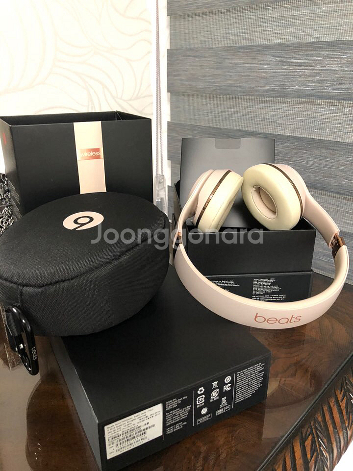 비츠 솔로3 무선 헤드셋 새틴골드--0