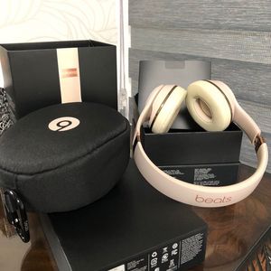 비츠 솔로3 무선 헤드셋 새틴골드