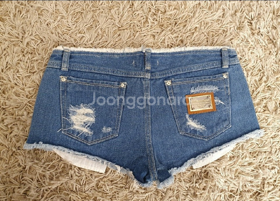 돌체앤가바나 D&G 핫팬츠 청바지 정품--3