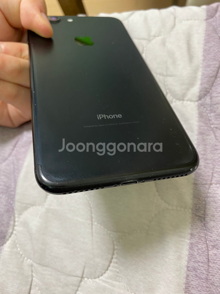 아이폰7+매트블랙 128기가 팝니다! 배터리 성능 8--2