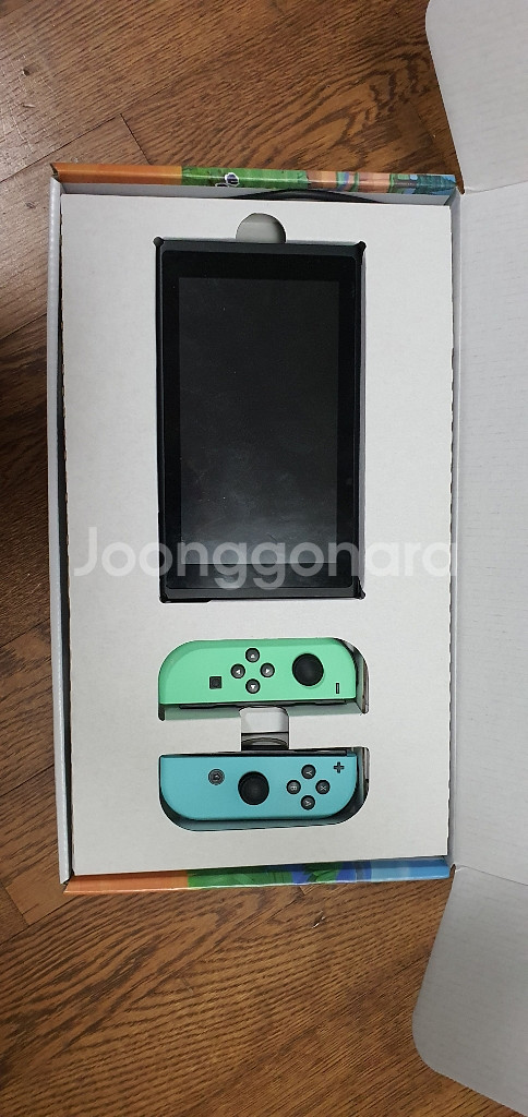 닌텐도 스위치 동물의숲에디션 칩포함--1