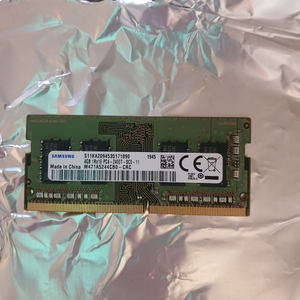 삼성 노트북용 램 ddr4 4g 팝니다