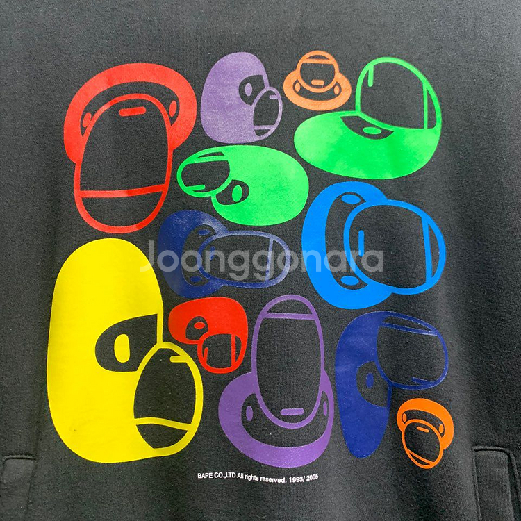 베이프 베이 마일로 후드티--4