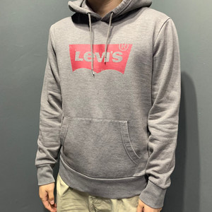 리바이스 시그니처 로고 후드티