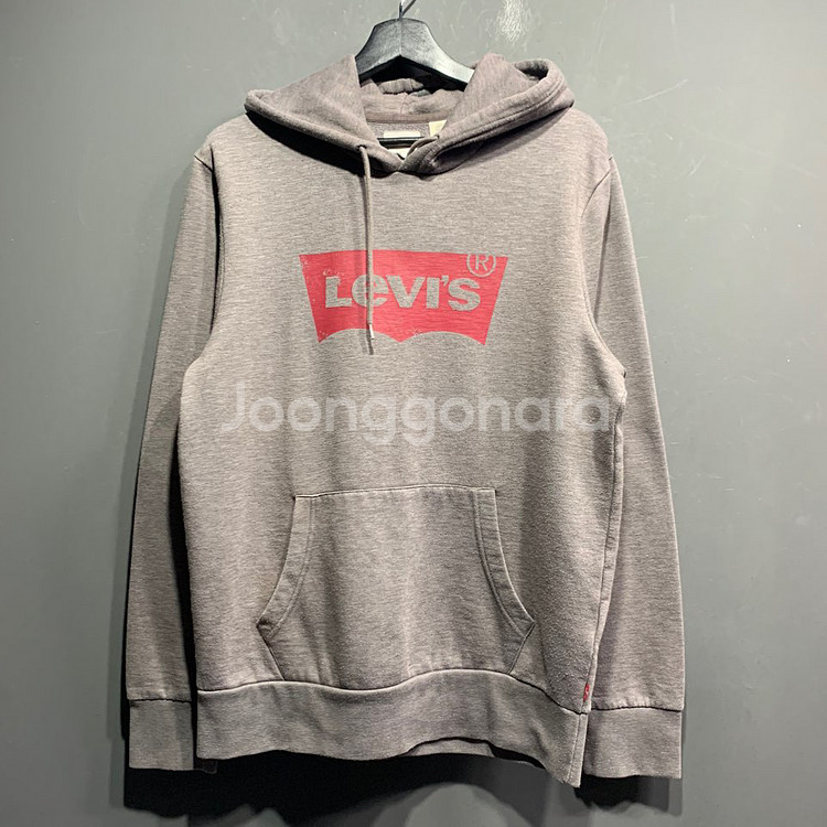 리바이스 시그니처 로고 후드티--1