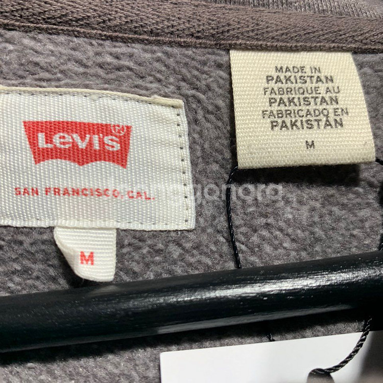 리바이스 시그니처 로고 후드티--5