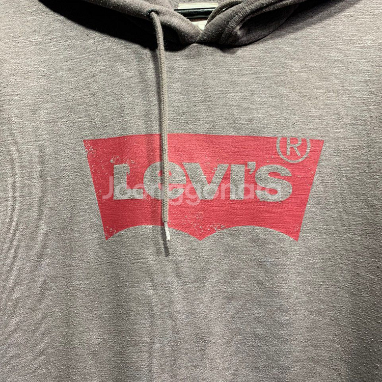 리바이스 시그니처 로고 후드티--4