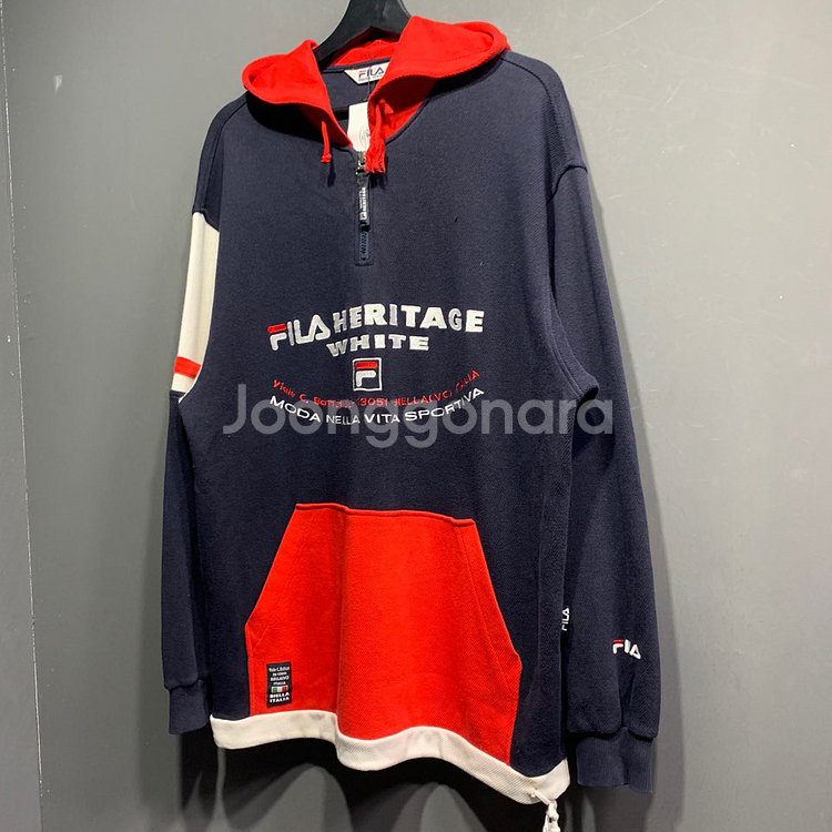 필라 올드스쿨 아노락 후드--3