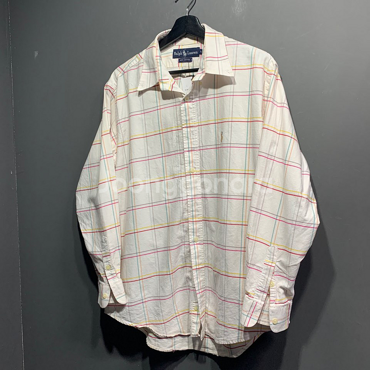 폴로 랄프로렌 체크셔츠--3