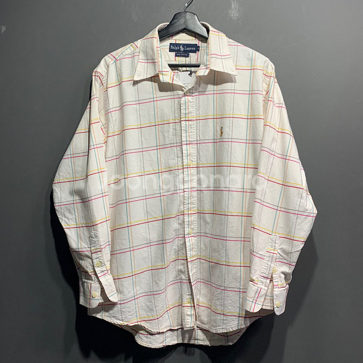 폴로 랄프로렌 체크셔츠--1