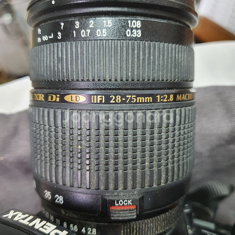 팬탁스 k100 번들 + 탑론 28-75 f2.8--1