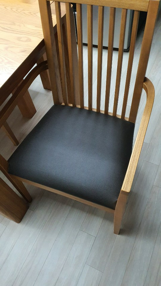 우드코 원목 6인 식탁세트--4