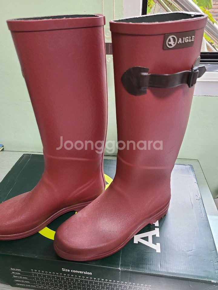 AIGLE 레인부츠팝니다.--4