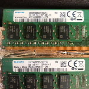 판매완료 삼성 DDR4 8G 2ea, pc4 213