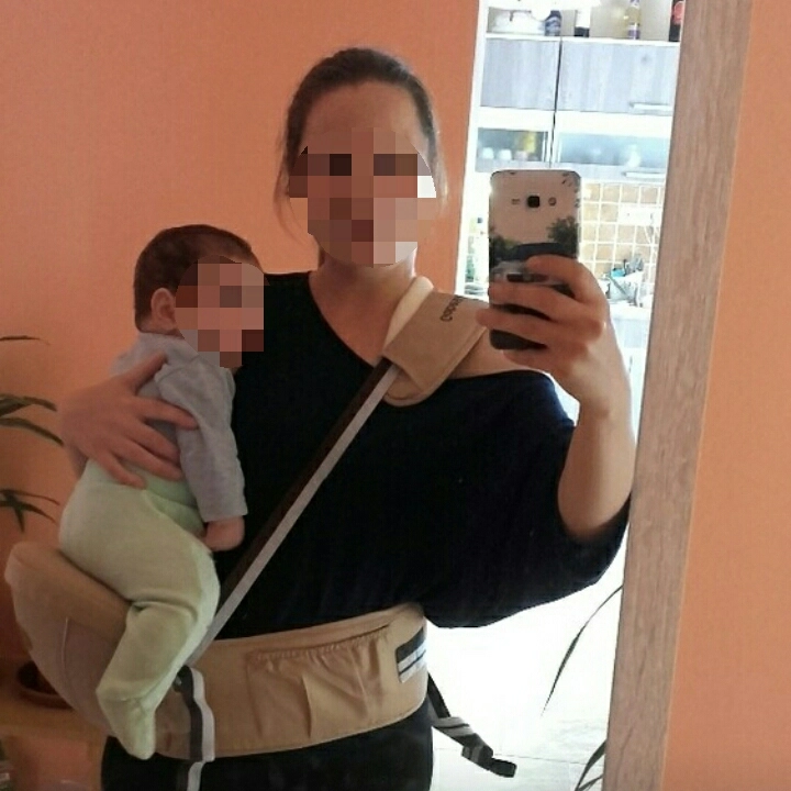 미사용 새제품 힙시트 아기띠 베이비용품 포대기 이미지