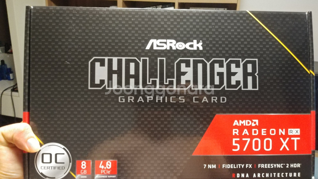 애즈락 5700XT Challenger OC 8GB--5