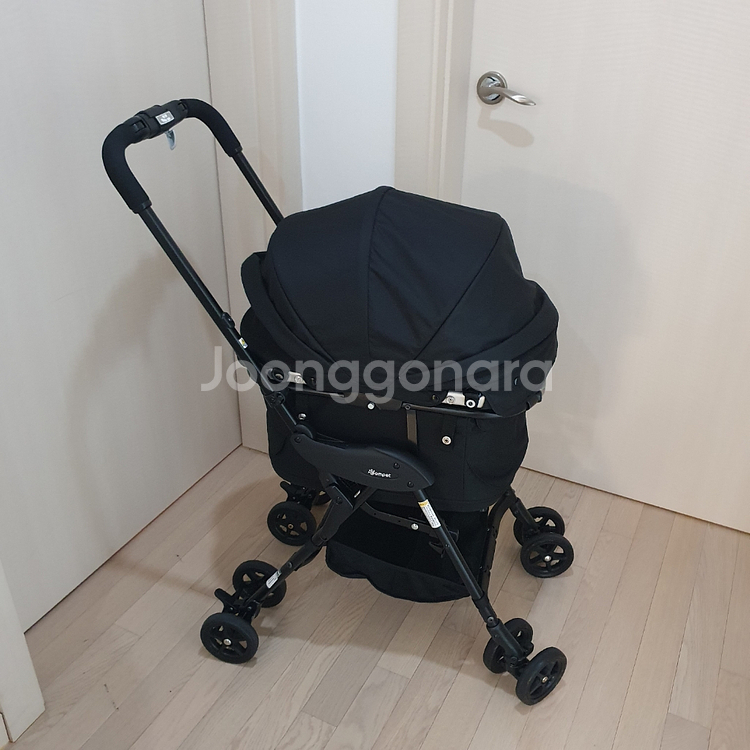 콤펫 미리미리 개모차 카시트 이동장 강아지유모차 블랙--1