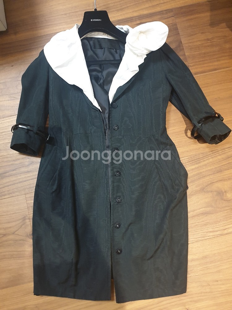 오브제 obzee 원피스형코트 벨티드형--1