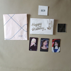레드벨벳 슬기 생일목걸이 포카판매