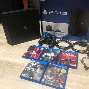 PS4 pro 플레이스테이션 4 프로 + 타이틀 5개