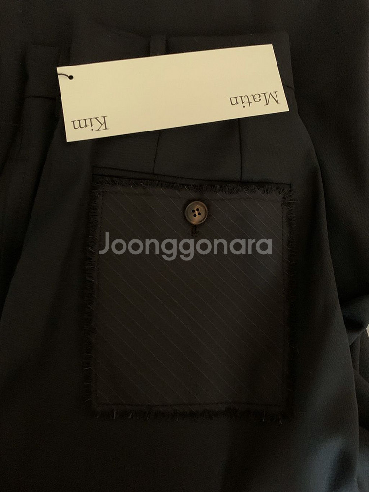 (새상품 가격내림) 마뗑킴 투톤 팬츠 S size--4