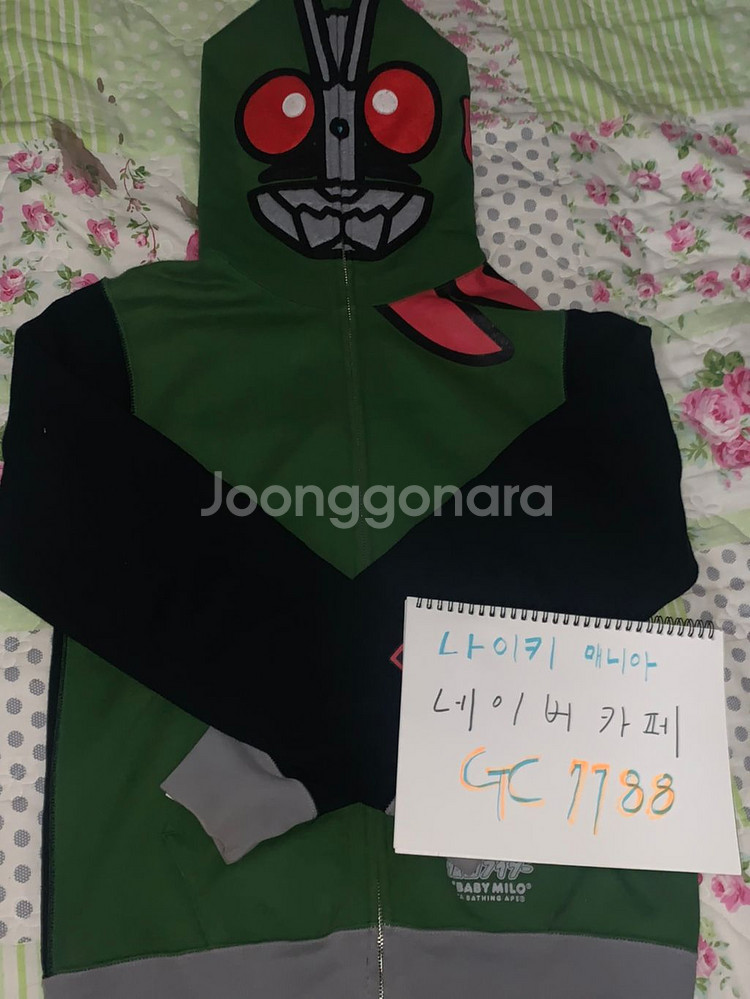 베이프 X 가면라이더 콜라보 후드집업--0