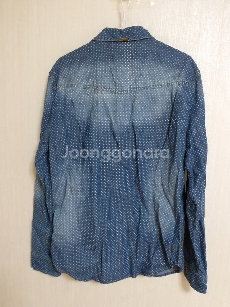 남성 게스 데님 청남방 (새상품.100)--1