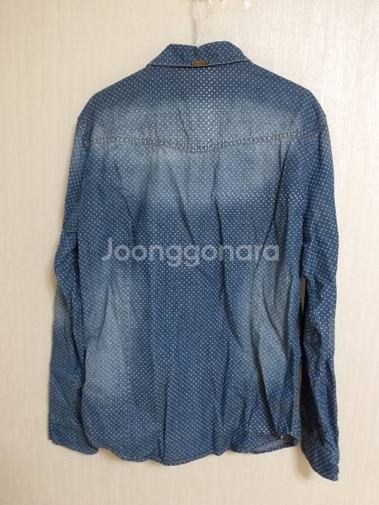 남성 게스 데님 청남방 (새상품.100)--6