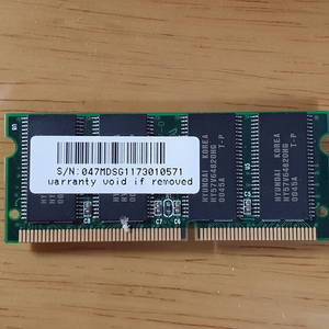 노트북램 pc100 64MB 8M*8 SDRAM