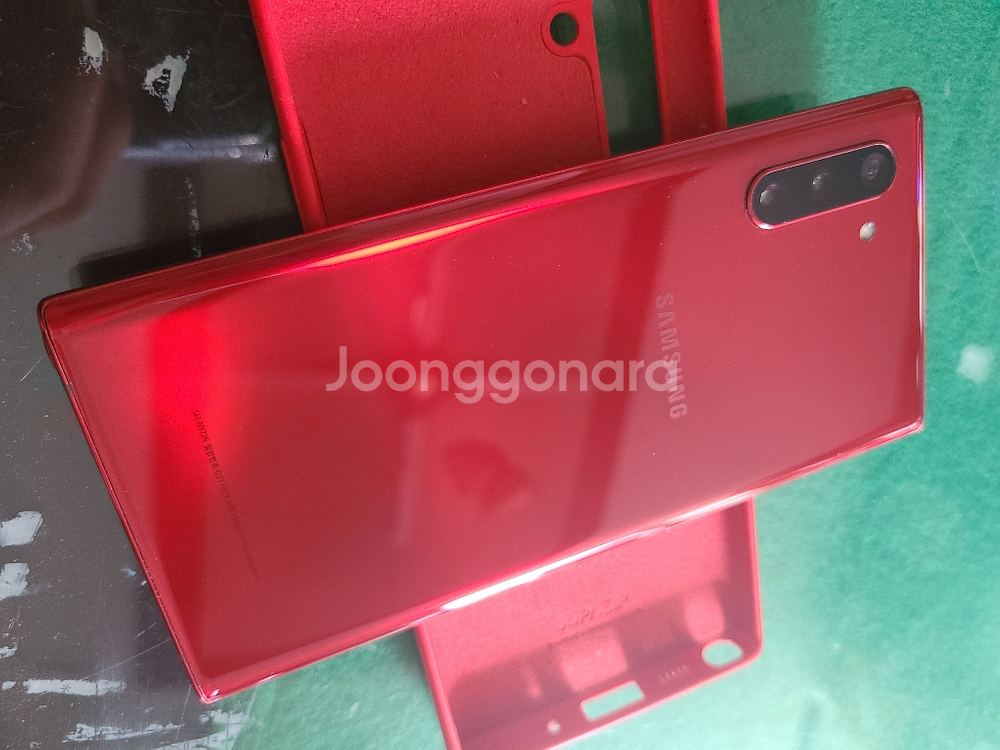 전북전주 갤럭시S10노트 레드색상 256G--0