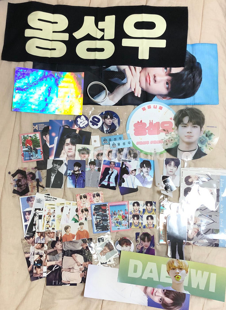 워너원, 옹성우 굿즈, 슬로건, 앨범--0