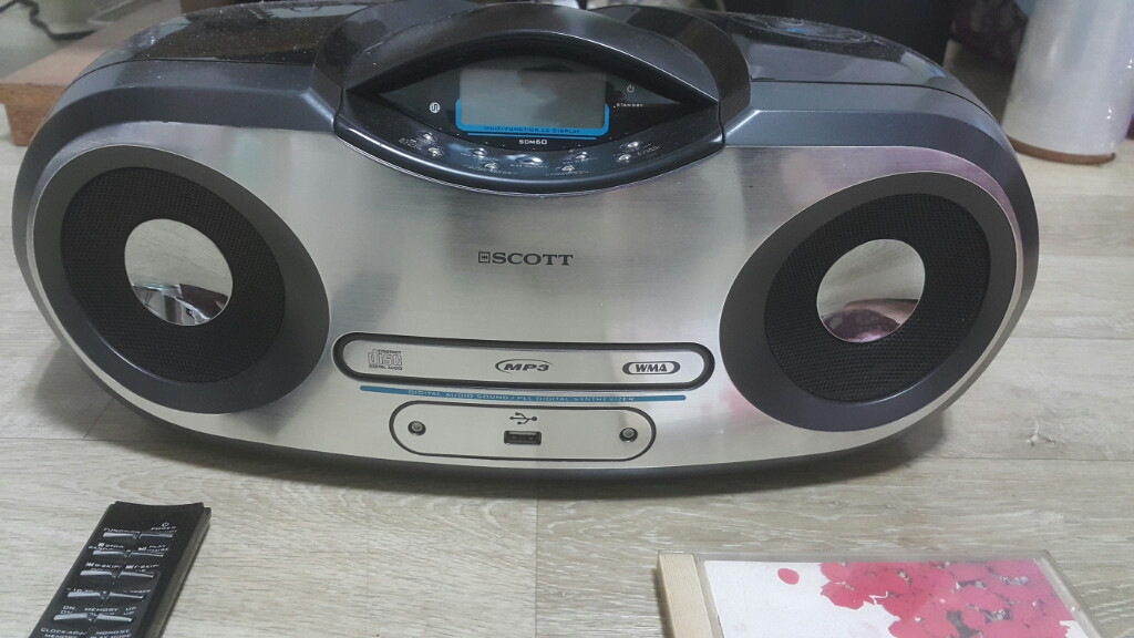 SCOTT 씨디피 라디오 팝니다--2