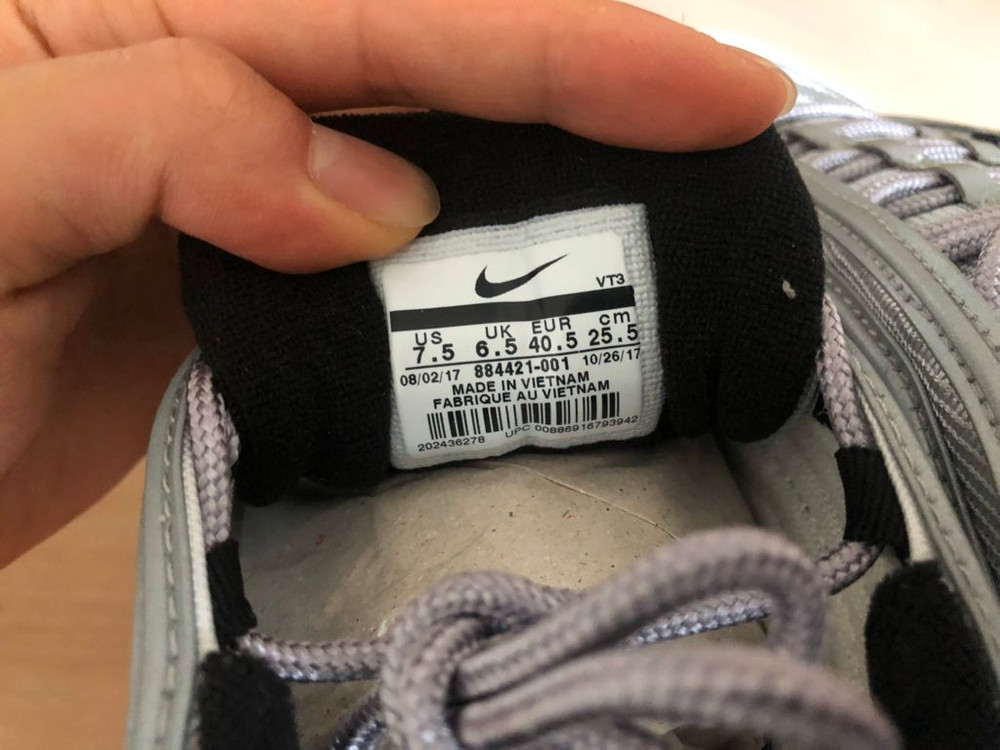 나이키 에어맥스97 실버불릿 255 나코탭 급처--4