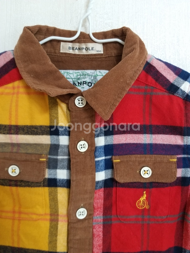 남유아 빈폴 체크셔츠 (100.3T)--3